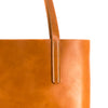 Kingston Barn English Bridle Leather Tote in English Tan Strap Detail View