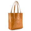 Kingston Barn Harness Leather Tote in Natural Side View
